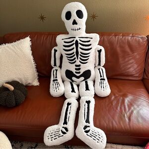 Skeleton pillow